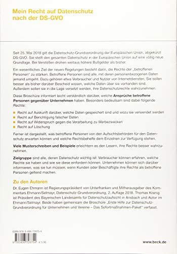 Mein Recht auf Datenschutz nach der neuen Datenschutz-Grundverordnung: Alle Ansprüche kennen und effektiv durchsetzen - 2