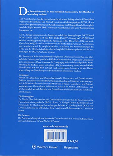 DSGVO/BDSG: Datenschutz-Grundverordnung/Bundesdatenschutzgesetz und Nebengesetze - 2