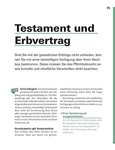 Vererben und Erben – Testament verfassen, Nachlass und Erbfall regeln – Neue Steuerregelung - Checklisten und Mustertestamente von Stiftung Warentest: Testament, Erbschaft und Schenkung - 10