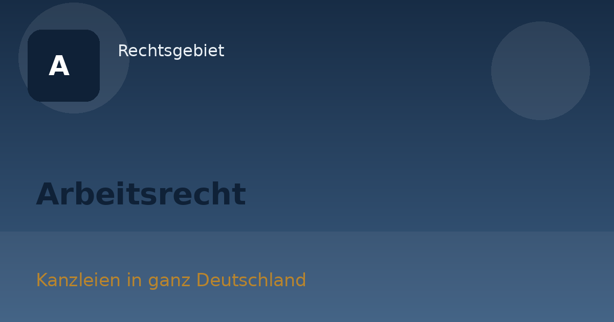 Arbeitsrecht