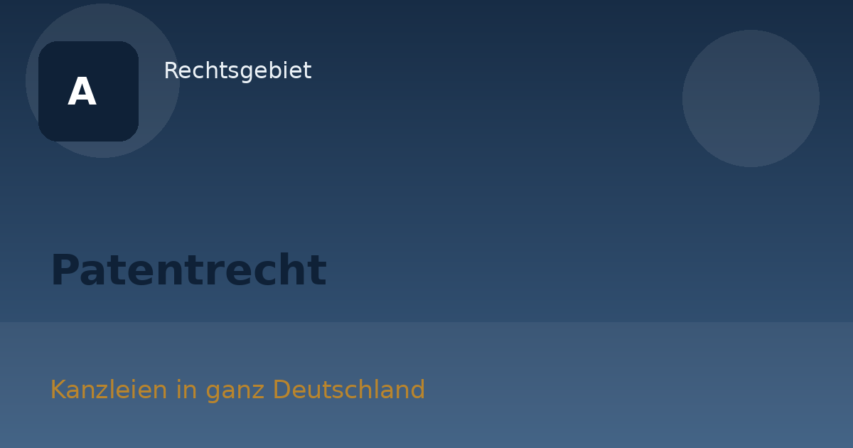 Patentrecht