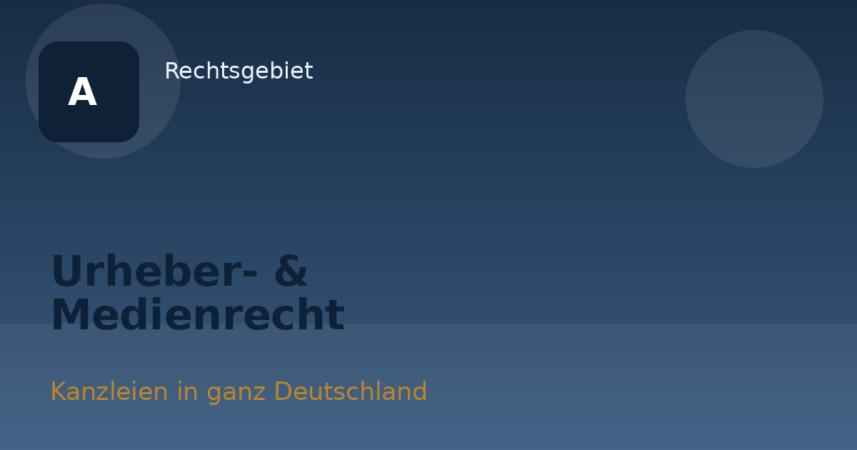 Urheber- & Medienrecht