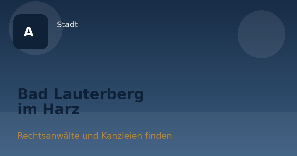 Bad Lauterberg im Harz