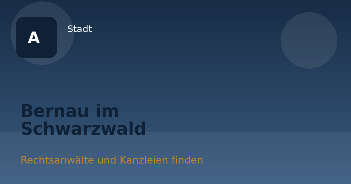 Bernau im Schwarzwald