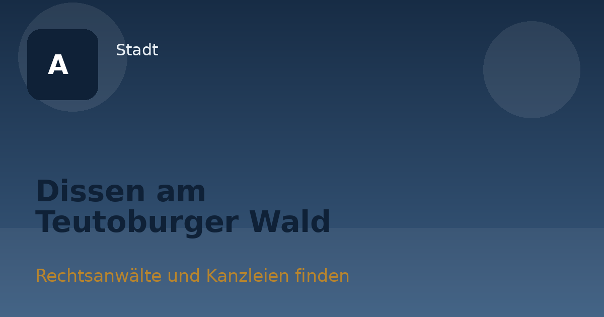 Dissen am Teutoburger Wald