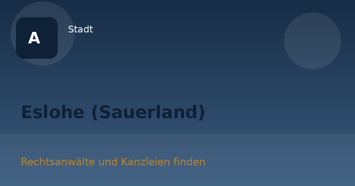 Eslohe (Sauerland)