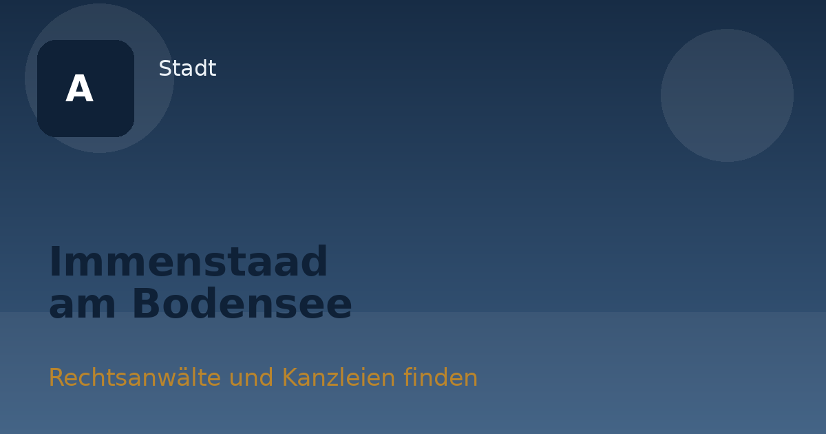 Immenstaad am Bodensee