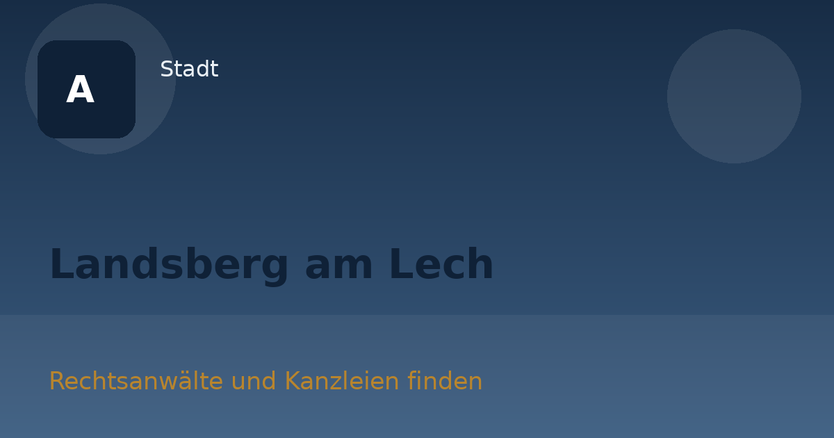 Landsberg am Lech