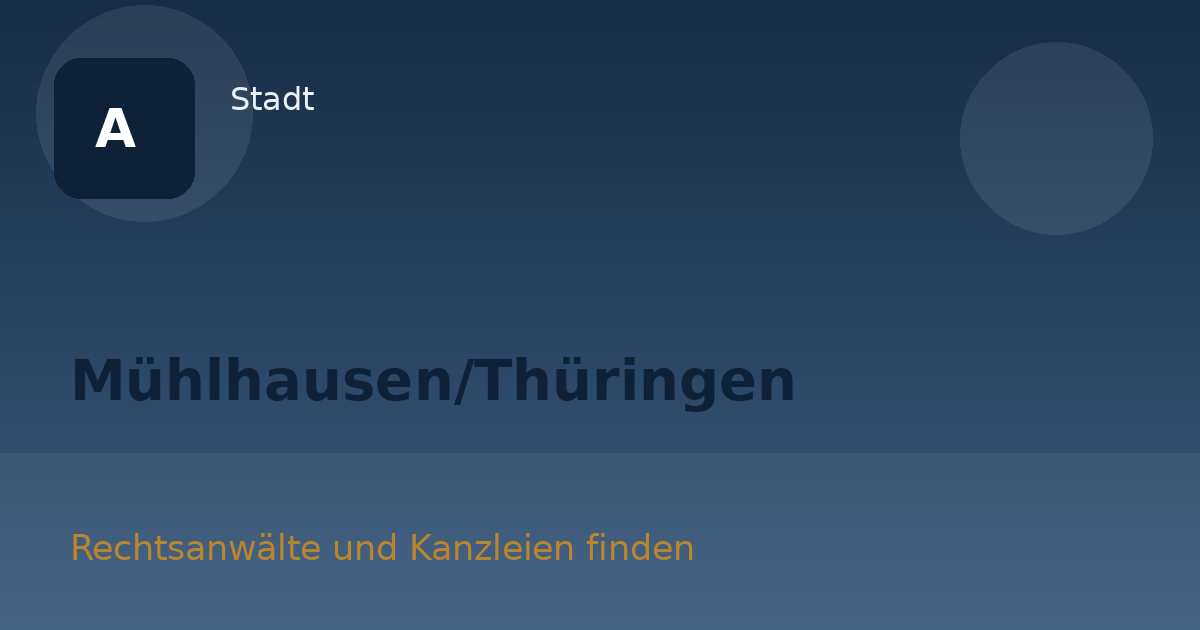 Mühlhausen/Thüringen