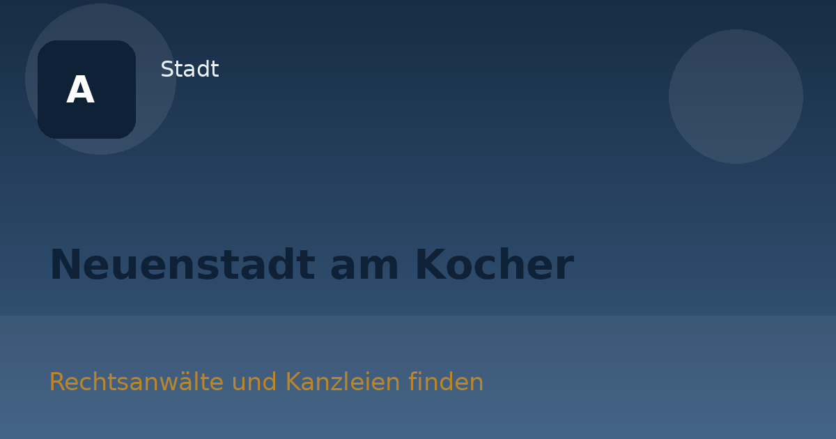 Neuenstadt am Kocher