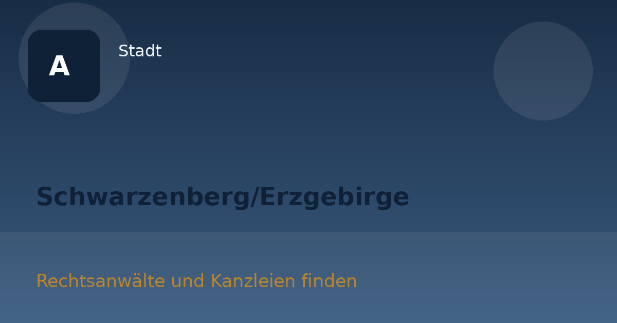 Schwarzenberg/Erzgebirge