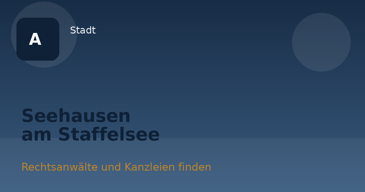 Seehausen am Staffelsee