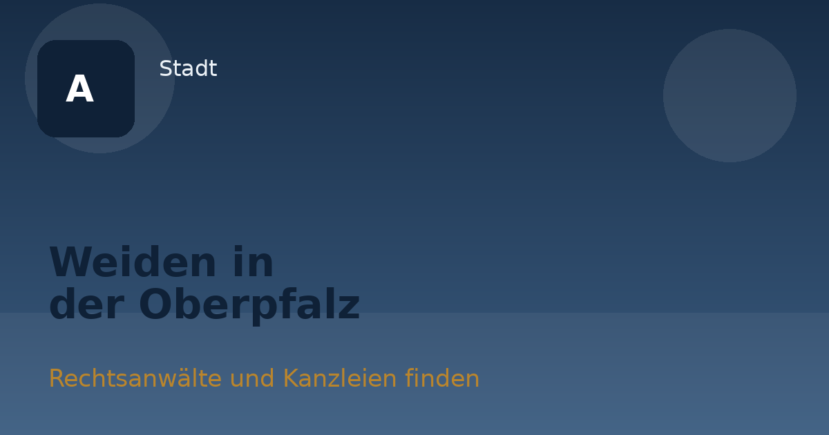 Weiden in der Oberpfalz