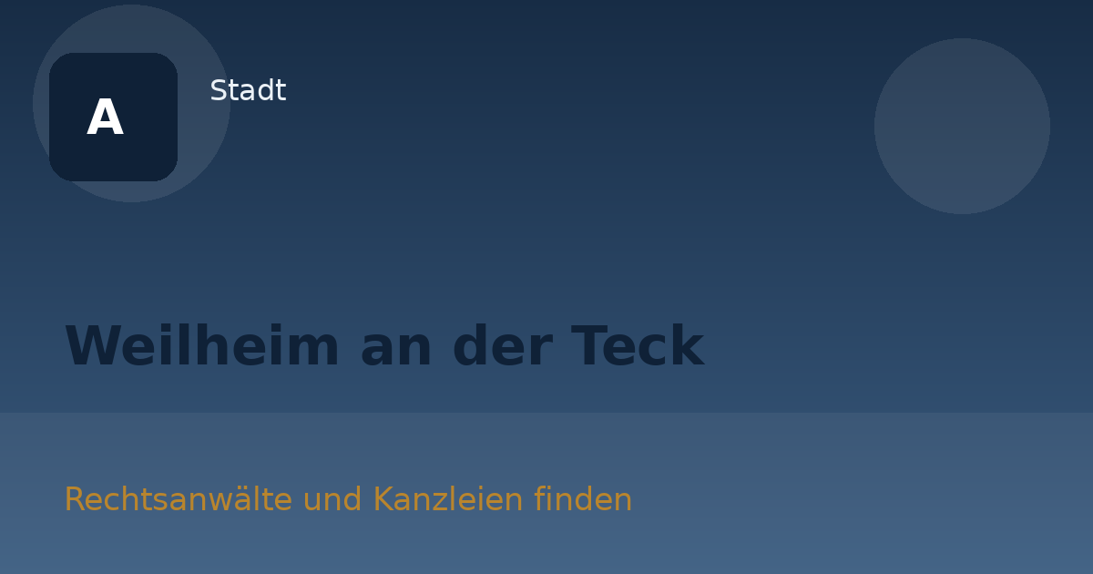 Weilheim an der Teck