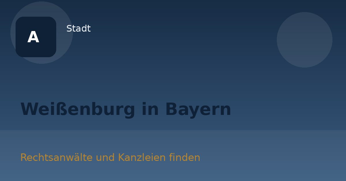 Weißenburg in Bayern