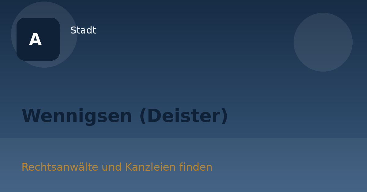 Wennigsen (Deister)